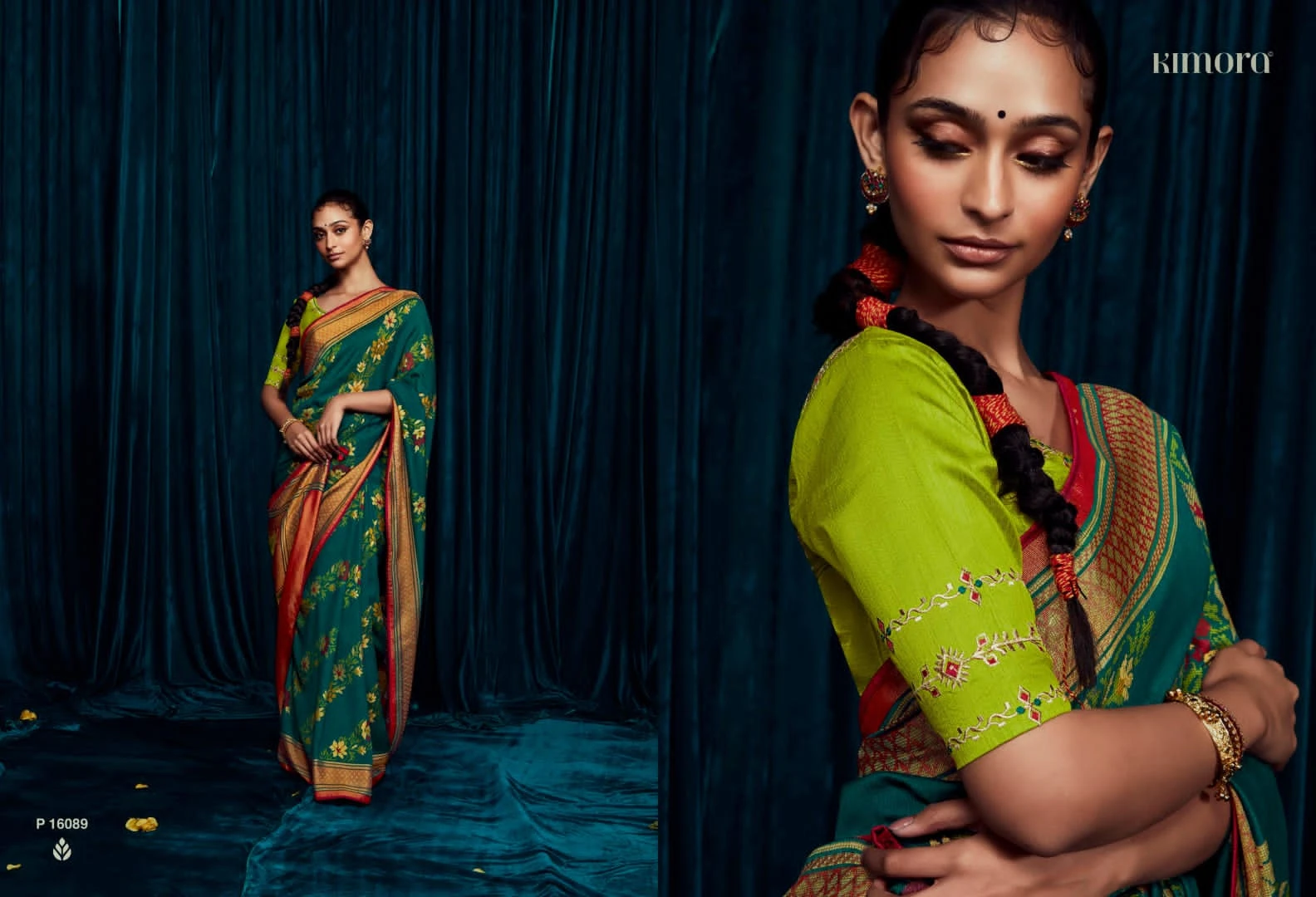 Kimora Meera Vol 12 Silk Brasso Wholesale Fancy Sarees Catalog — Wholesale Sarees, Kimora wholesale from Surat - Gallery Image 5